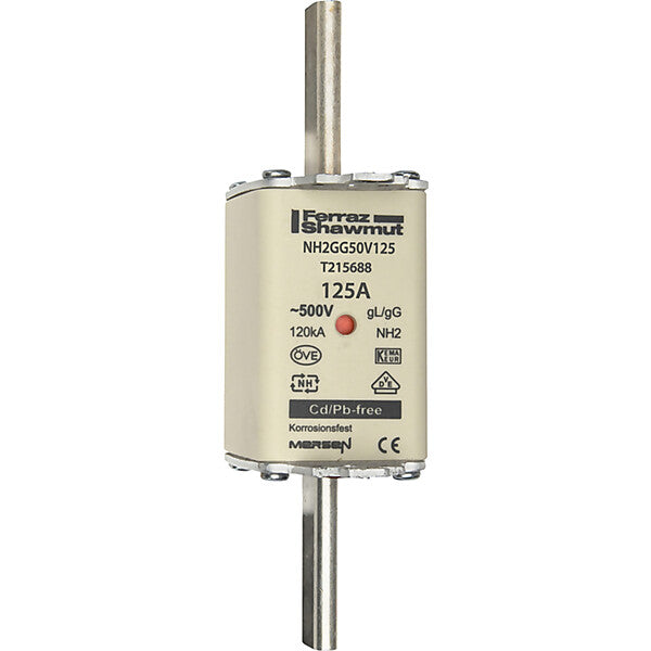 Mersen NH-Sicherungseinsatz SF Gr.2 gG 125A/500V KM NH2GG50V125